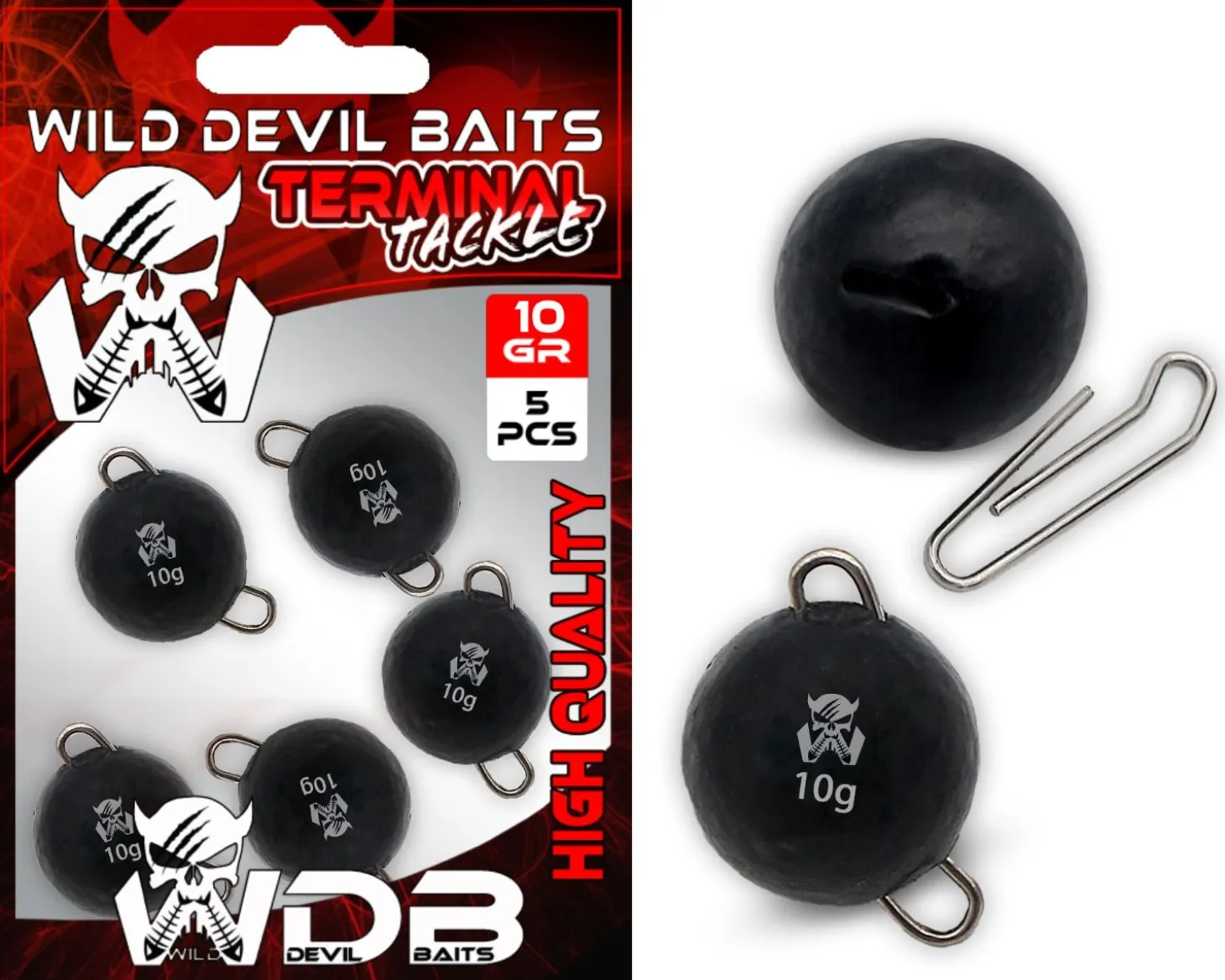 Wild Devil Baits Cheburashka Flex Heads Jig Ball Angelköder