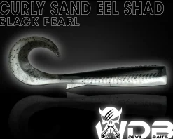 Wild Devil Baits Curly Sand Eel Shad Twister Sandaal Meeres Shad Gummifisch Sandeel Meeresangeln Gummiköder Angelköder