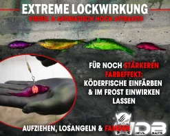 Wild Devil Baits Deadbait Color Booster Köderfisch Farbe Baitfish Paint Farbaroma Spray-Pink-Monster Crab Futtermittel