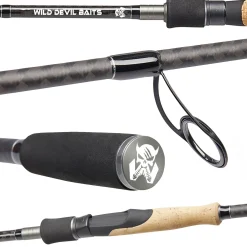 Wild Devil Baits Devil Stick Spin Spinnrute Jigrute Steckrute Carbon Raubfischrute  Angelruten