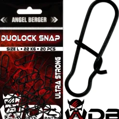 Wild Devil Baits Duolock Snaps Einhänger Raubfischwirbel Karabiner Hechtangeln