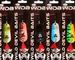 Wild Devil Baits Fire Tiger Blinker Raubfisch Köder Spoon Löffelblinker Kunstköder Angelköder