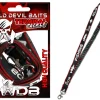 Wild Devil Baits Fishing Lanyard mit Massband Schlüselband mit Measure Scale Umhängeband mit Karabiner Werkzeug Angelzubehör