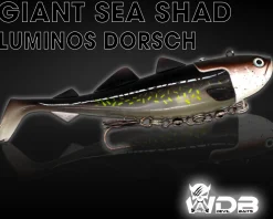Wild Devil Baits Giant Sea Shad Dorsch Heilbutt Seelachs Köder Meeresangeln Angelköder