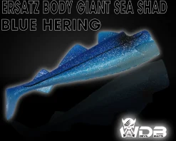 Wild Devil Baits Giant Sea Ersatz Body Shad Dorsch Heilbutt Seelachs  Angelköder