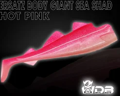 Wild Devil Baits Giant Sea Ersatz Body Shad Dorsch Heilbutt Seelachs Angelköder