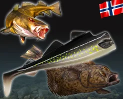 Wild Devil Baits Giant Sea Ersatz Body Shad Dorsch Heilbutt Seelachs Angelköder