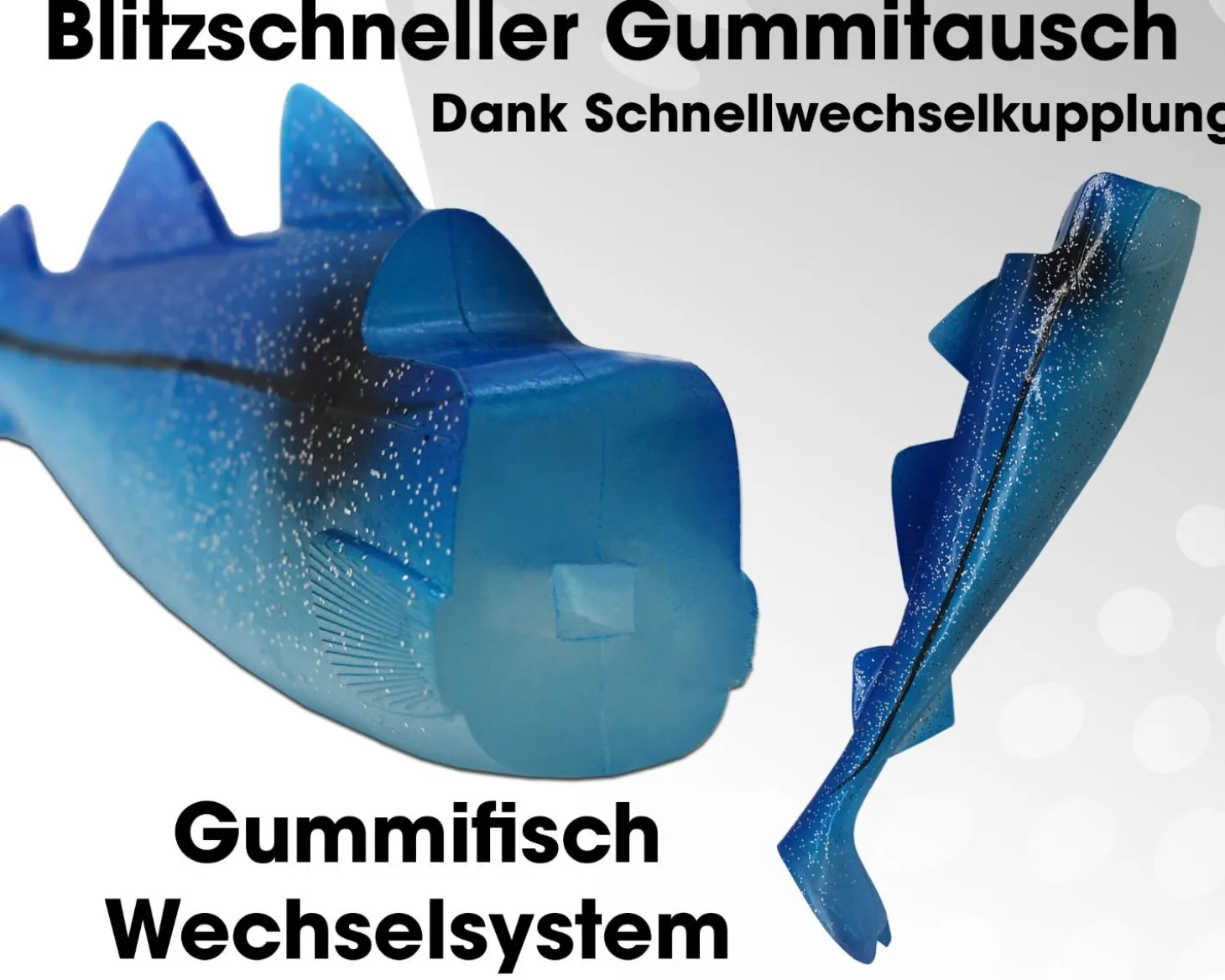 Wild Devil Baits Giant Sea Ersatz Body Shad Dorsch Heilbutt Seelachs Angelköder