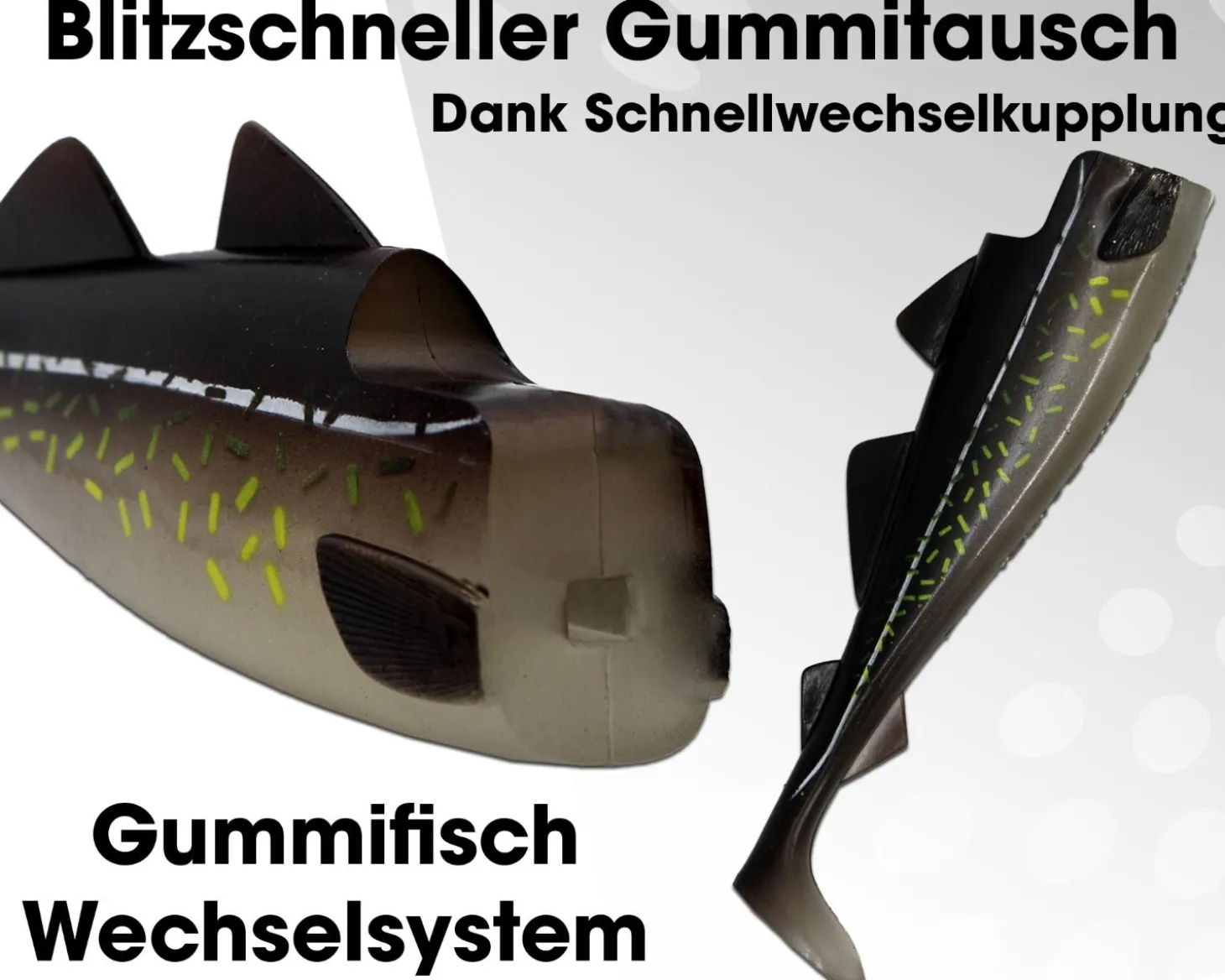 Wild Devil Baits Giant Sea Ersatz Body Shad Dorsch Heilbutt Seelachs Angelköder