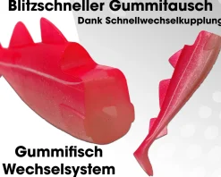 Wild Devil Baits Giant Sea Ersatz Body Shad Dorsch Heilbutt Seelachs Angelköder