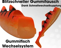 Wild Devil Baits Giant Sea Ersatz Body Shad Dorsch Heilbutt Seelachs Angelköder