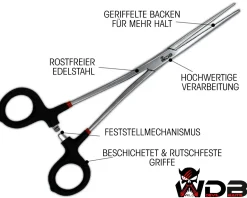 Wild Devil Baits Hakenklemme Fishing Forceps Lösezange Raubfischklemme Hakenlöser Angelzubehör