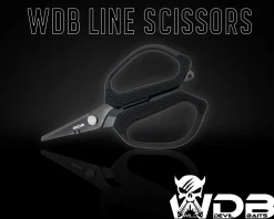 Wild Devil Baits Line Scissors 12cm Angelschere Schnurschere Schere zum Schneiden von Angelschnüren Angelzubehör