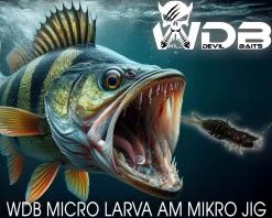 Wild Devil Baits  Micro Larva Mix 5cm UL Mini Gummifisch Gummiköder Barsch Forelle Angelköder