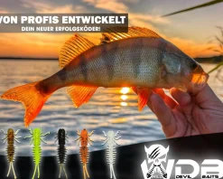 Wild Devil Baits  Micro Larva Mix 5cm UL Mini Gummifisch Gummiköder Barsch Forelle Angelköder