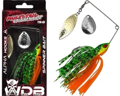 Wild Devil Baits Multi Tail Spinnerbait Spinner Bait Kunstköder Spin Jig Angelköder Barsch Hecht Zander-Fire Tiger Angelköder