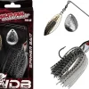 Wild Devil Baits Multi Tail Spinnerbait Spinner Bait Kunstköder Spin Jig Angelköder Barsch Hecht Zander-Flash Minnow Angelköder