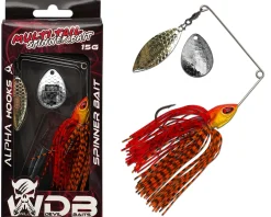 Wild Devil Baits Multi Tail Spinnerbait Spinner Bait Kunstköder Spin Jig Angelköder Barsch Hecht Zander-Red Devil Angelköder