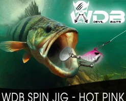 Wild Devil Baits Multi Tail Spin Jig Bleikopfspinner Jig Spinner Kunstköder Wechselblätter Spinner