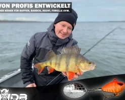 Wild Devil Baits Multi Tail Spin Jig Bleikopfspinner Jig Spinner Kunstköder Wechselblätter Spinner