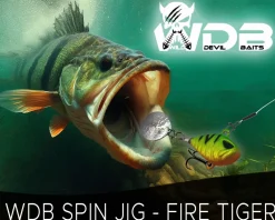 Wild Devil Baits Multi Tail Spin Jig Bleikopfspinner Jig Spinner Kunstköder Wechselblätter Spinner