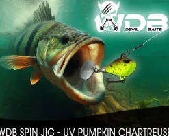 Wild Devil Baits Multi Tail Spin Jig Bleikopfspinner Jig Spinner Kunstköder Wechselblätter Spinner