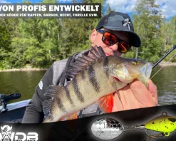 Wild Devil Baits Multi Tail Spin Jig Bleikopfspinner Jig Spinner Kunstköder Wechselblätter Spinner