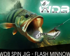 Wild Devil Baits Multi Tail Spin Jig Bleikopfspinner Jig Spinner Kunstköder Wechselblätter Spinner