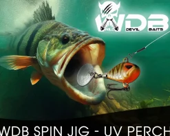 Wild Devil Baits Multi Tail Spin Jig Bleikopfspinner Jig Spinner Kunstköder Wechselblätter Spinner