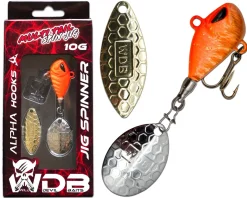 Wild Devil Baits Multi Tail Spin Jig Bleikopfspinner Jig Spinner Kunstköder Wechselblätter Spinner