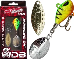 Wild Devil Baits Multi Tail Spin Jig Bleikopfspinner Jig Spinner Kunstköder Wechselblätter Spinner