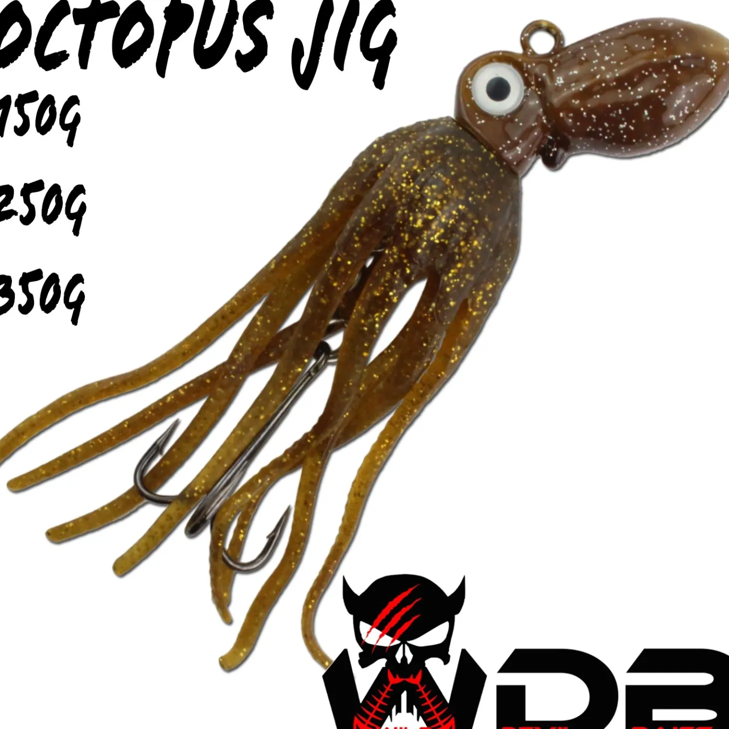 Wild Devil Baits Octopus Jig Dorsch Heilbutt Seelachs Köder Pilker Meeresangeln Meeresköder & Systeme