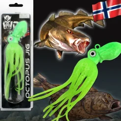 Wild Devil Baits Octopus Jig Dorsch Heilbutt Seelachs Köder Pilker Meeresangeln Meeresköder & Systeme