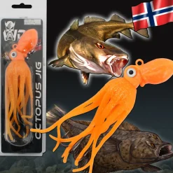 Wild Devil Baits Octopus Jig Dorsch Heilbutt Seelachs Köder Pilker Meeresangeln Meeresköder & Systeme