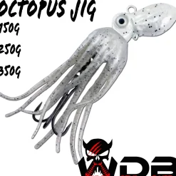 Wild Devil Baits Octopus Jig White Pearl Dorsch Heilbutt Seelachs Köder Pilker Meeresangeln  Angelköder