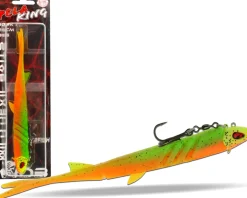Wild Devil Baits Pela King Pelagic Köder Pelagisch Angeln Shad Kunstköder Vertikal Köder V Tail Gummifisch-Fire Tiger Angelköder