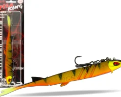 Wild Devil Baits Pela King Pelagic Köder Pelagisch Angeln Shad Kunstköder Vertikal Köder V Tail Gummifisch-UV Perch Angelköder