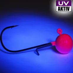 Wild Devil Baits Pro Japan Jig Head UV Pink Jigkopf Baitholder Jighaken Bleikopf Angelköder