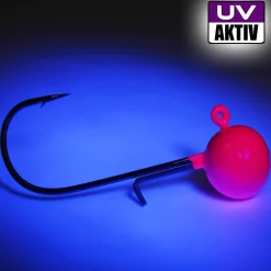 Wild Devil Baits Pro Japan Jig Head UV Pink Jigkopf Baitholder Jighaken Bleikopf Angelköder