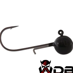 Wild Devil Baits Pro Japan Jig Head Black Jigkopf Baitholder Jighaken Bleikopf  Angelköder