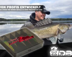 Wild Devil Baits Ready2Fish Wobbler Set Striker Minnow in Box Wobbler Hardbaits für Hecht Zander Barsch  Angelköder