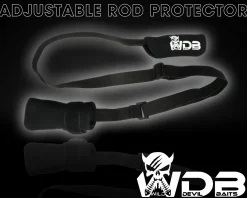 Wild Devil Baits Rod Protector Adjustable Neopren Rutenschutz verstellbar Rutenband Rutenschoner Rutensocke Schutz für Angelruten Angelzubehör