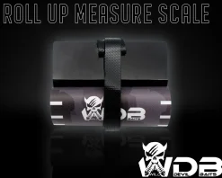 Wild Devil Baits Rollup Measure Scale Fish Ruler Fisch Maßband Measuring Mat zum Fisch Messen Angelzubehör