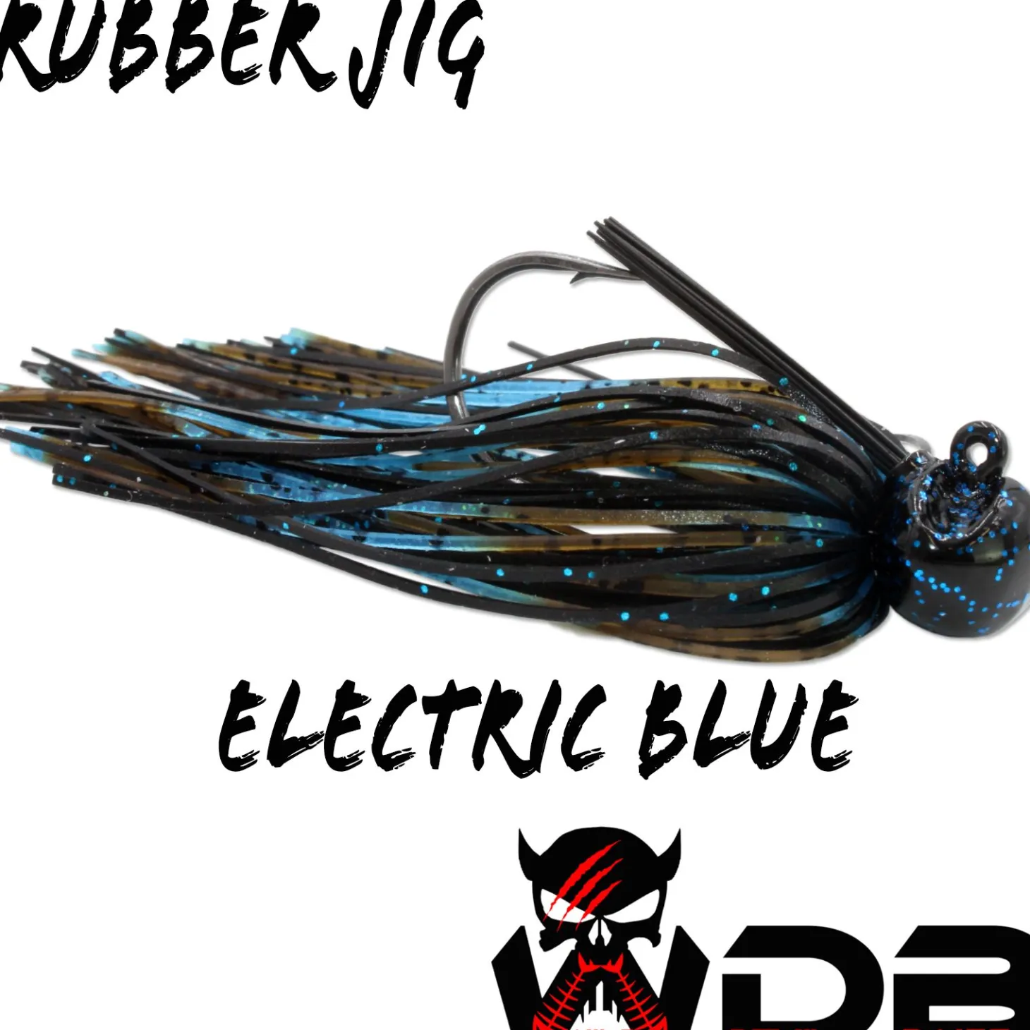 Wild Devil Baits Rubber Jig Skirted Jighaken Jigkopf Angelköder