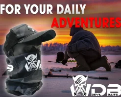 Wild Devil Baits Schlauchschal Loop Multifunktionstuch Scarf Halstuch Angler Halswärmer Angeln Nackenwärmer Angelkleidung