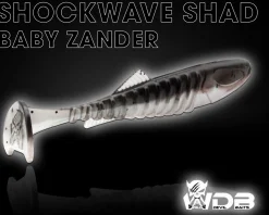 Wild Devil Baits Shockwave Shad Baby Zander Gummifisch Kunstköder Softlure Gummiköder Hecht Barsch Zander Angelköder Raubfischköder Angelköder