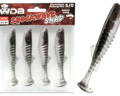 Wild Devil Baits Shockwave Shad Baby Zander Gummifisch Kunstköder Softlure Gummiköder Hecht Barsch Zander Angelköder Raubfischköder Angelköder