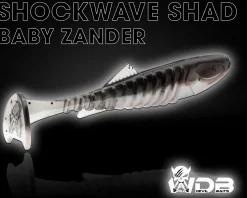 Wild Devil Baits Shockwave Shad Baby Zander Gummifisch Kunstköder Softlure Gummiköder Hecht Barsch Zander Angelköder Raubfischköder Angelköder