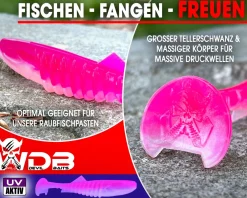 Wild Devil Baits Shockwave Shad 20cm Gummifisch Kunstköder Softlure Gummiköder Hecht Wels Dorsch Heilbutt Meeresköder Raubfischköder Angelköder