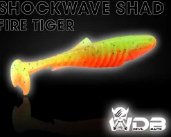 Wild Devil Baits Shockwave Shad 20cm Gummifisch Kunstköder Softlure Gummiköder Hecht Wels Dorsch Heilbutt Meeresköder Raubfischköder Angelköder